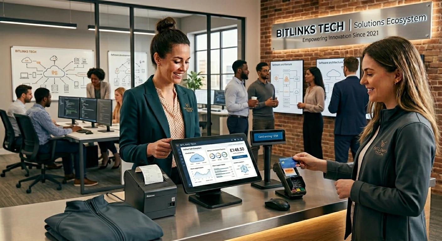 POS system for retail business.